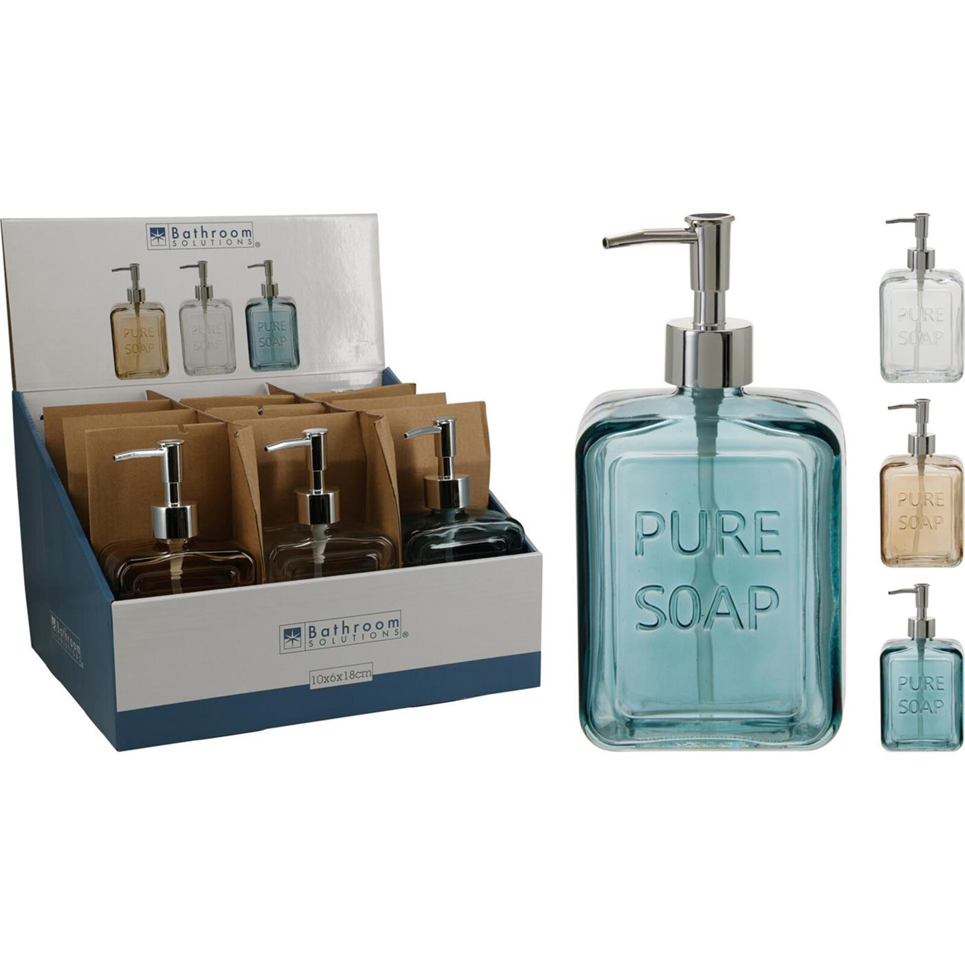 Bathroom Solutions Zeepdispenser glas 500ml 3ass-0