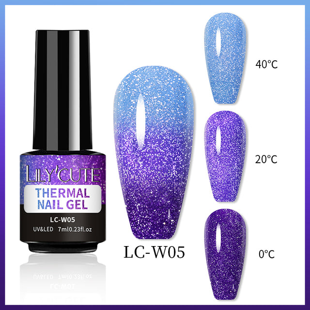 Color Changing Thermal Gel Nail Polish-5