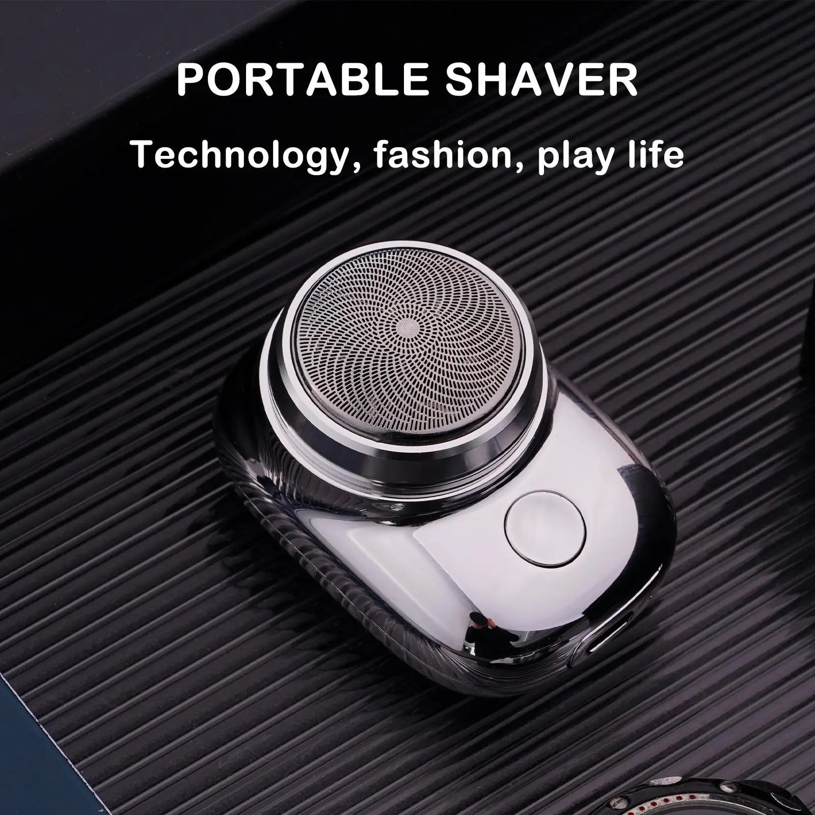 Compact Electric Shaver for Travel-1