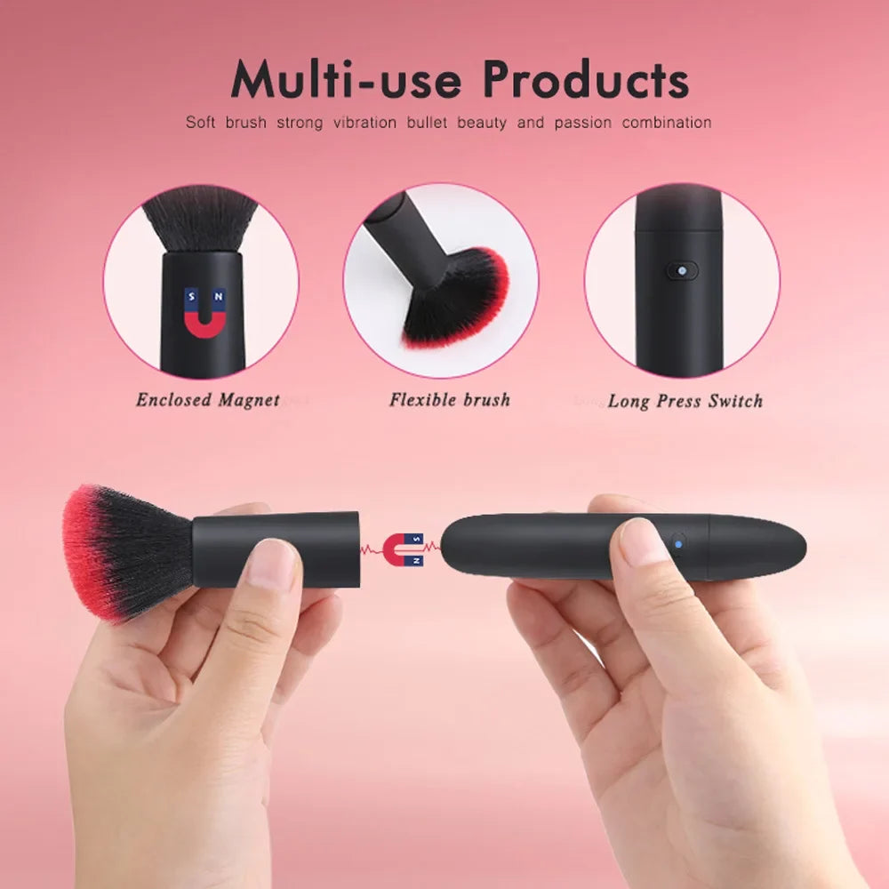 Electric Loose Powder Brush Rechargeable-0