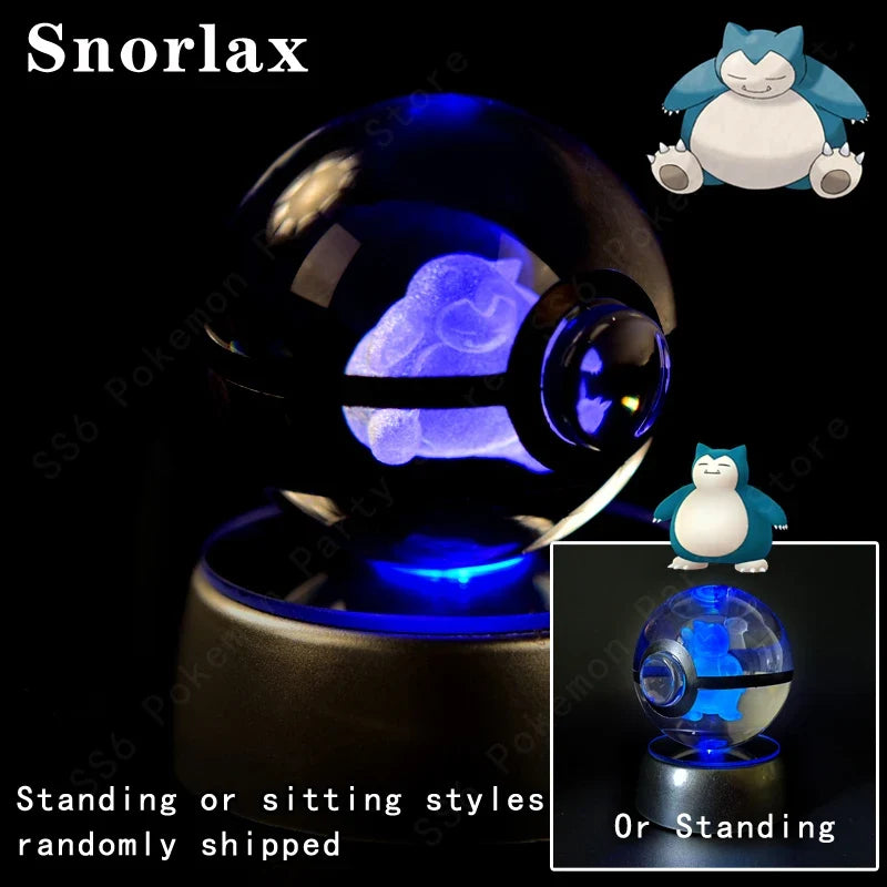 Pokemon Crystal Ball 3D Lamp Night Light-7