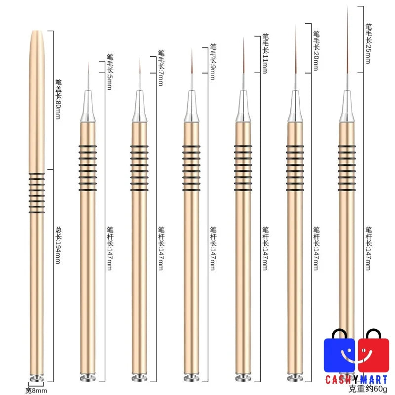 Precision Nail Art Liner Brushes-2