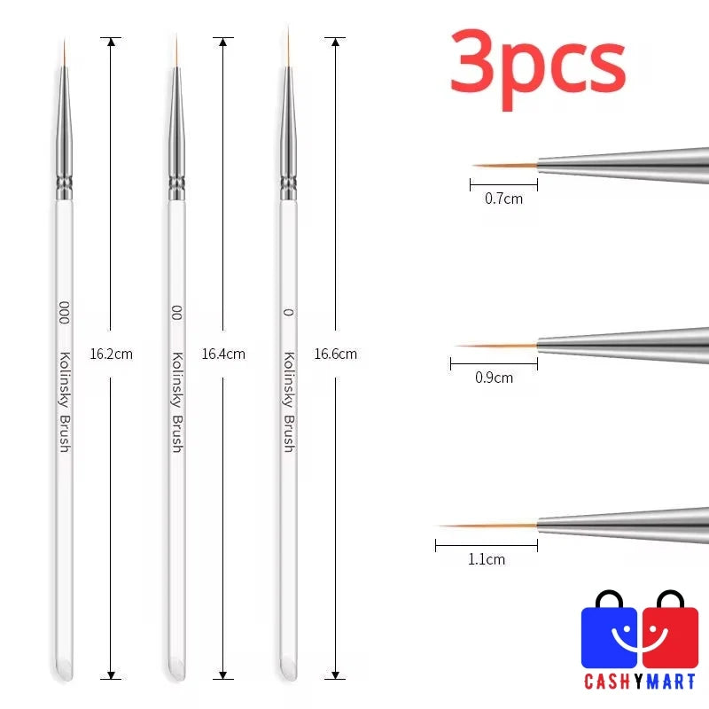 Precision Nail Art Liner Brushes-28