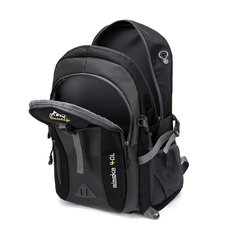 Men's Waterproof Nylon Casual Outdoor Travel Backpack-2