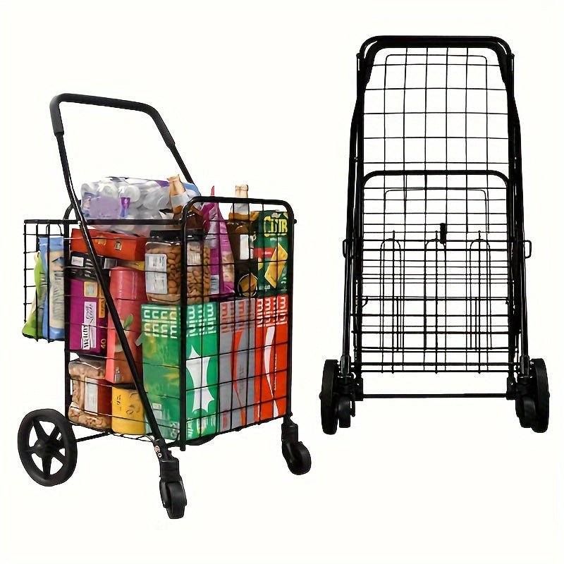 Heavy Duty Utility Shopping Cart-1